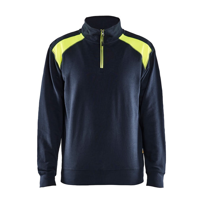 Blåkläder 3353 Sweatshirt bi-colour met halve rits