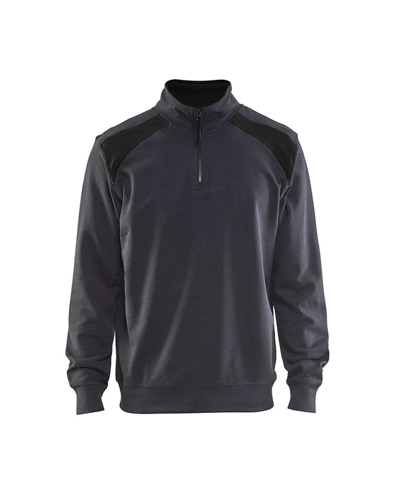 Blåkläder 3353 Sweatshirt bi-colour met halve rits