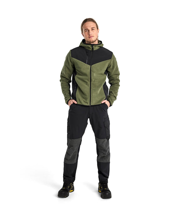 Blåkläder 5940 Gebreid jack met softshell