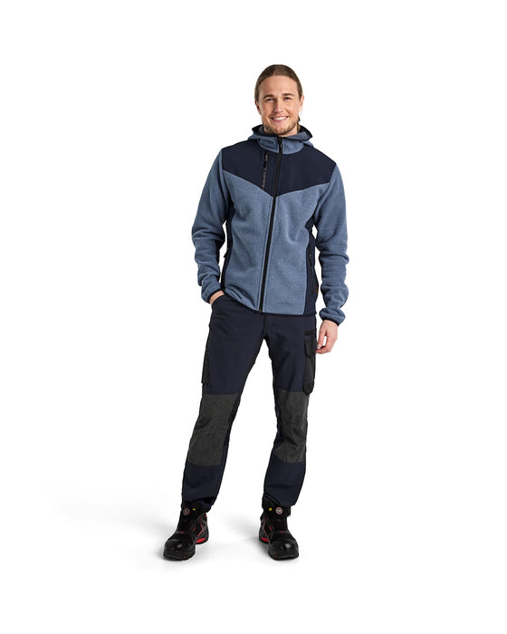 Blåkläder 5940 Gebreid jack met softshell