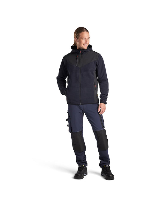 Blåkläder 5940 Gebreid jack met softshell