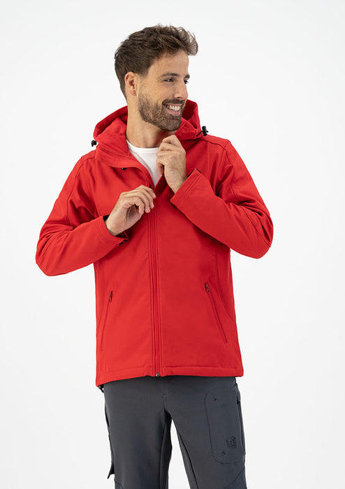 L&S Jacket Hooded Softshell for him