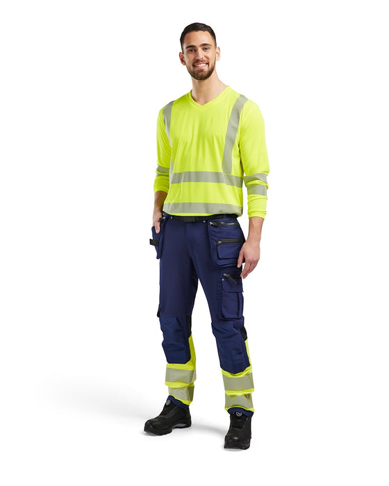 Blåkläder 1993 High Vis 4-weg-stretch werkbroek