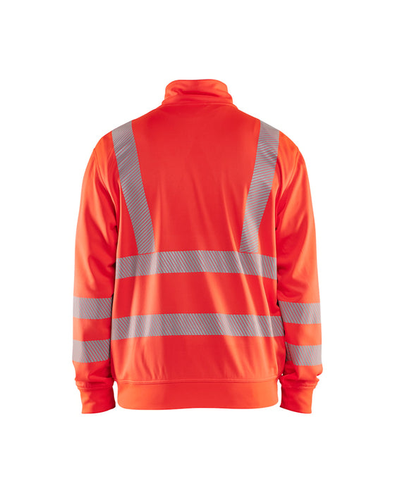 Blåkläder 3564 High Vis Sweatshirt halve rits