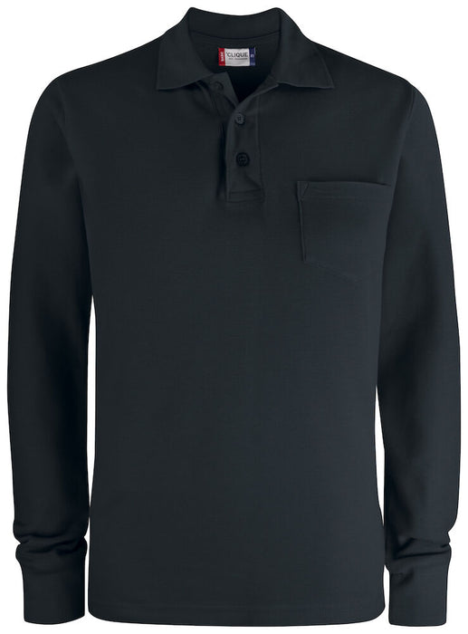 Clique Basic Polo LS Pocket